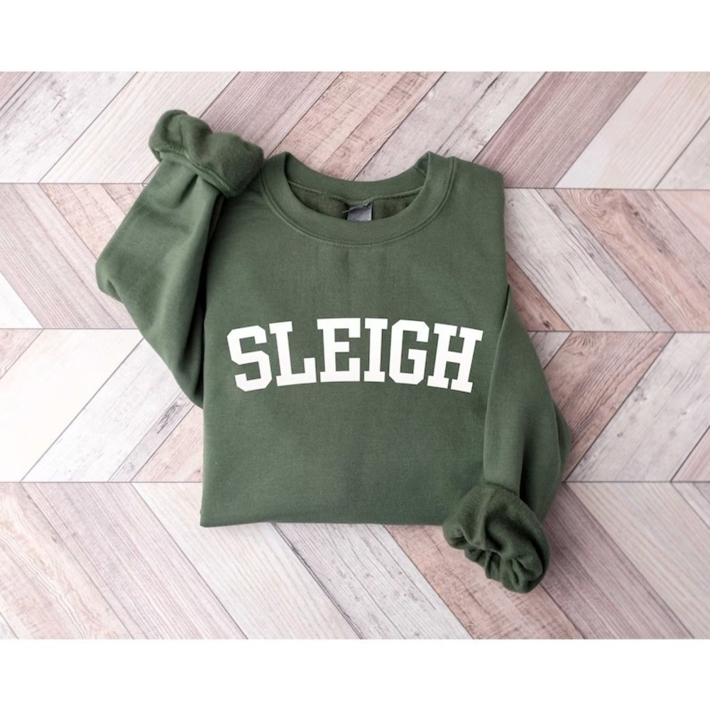 Sleigh Christmas Sweatshirt Christmas Family Sweatshirt Christmas Crew